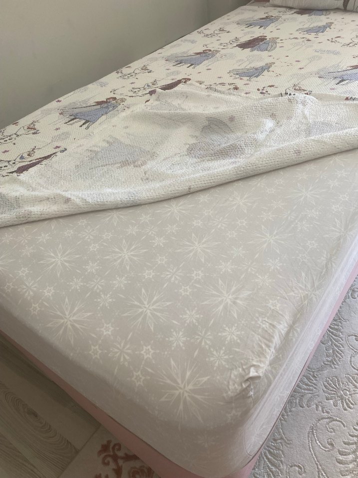 Elsa pike takımı Frozen pike çarşaf ve Yastık Kılıfı - Görsel 5