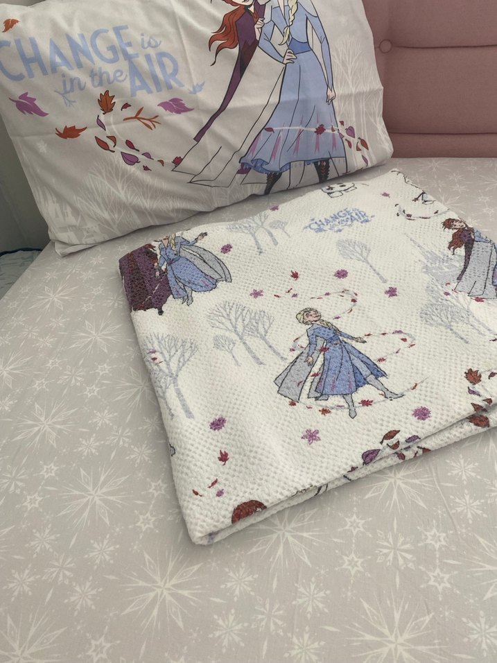 Elsa pike takımı Frozen pike çarşaf ve Yastık Kılıfı - Görsel 2