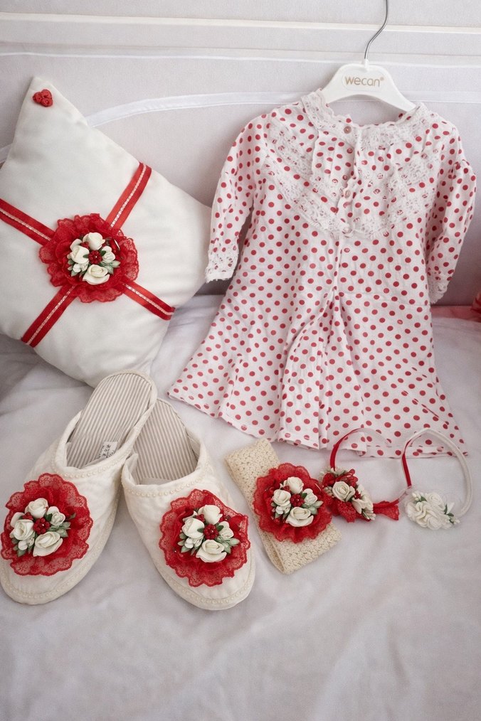 lohusa seti lohusa yastık lohusa tacı lohusa terlik - Görsel 2