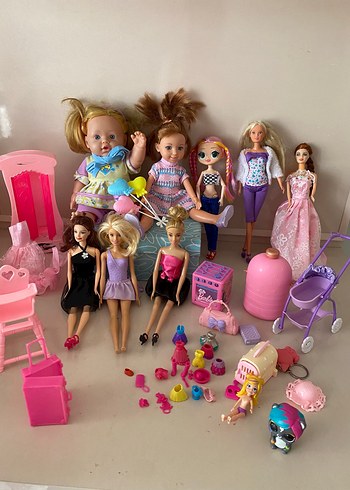 Beden Barbie Bebek ve Aksesuar Seti