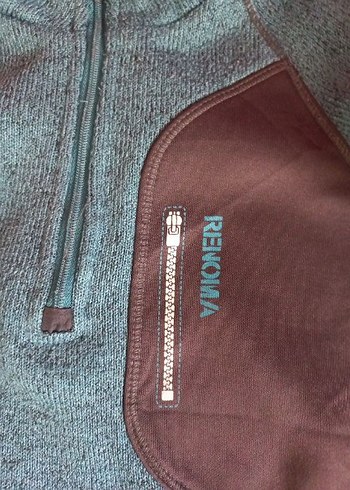 Gri Erkek Fermuarlı Polar Sweatshirt - Görsel 2