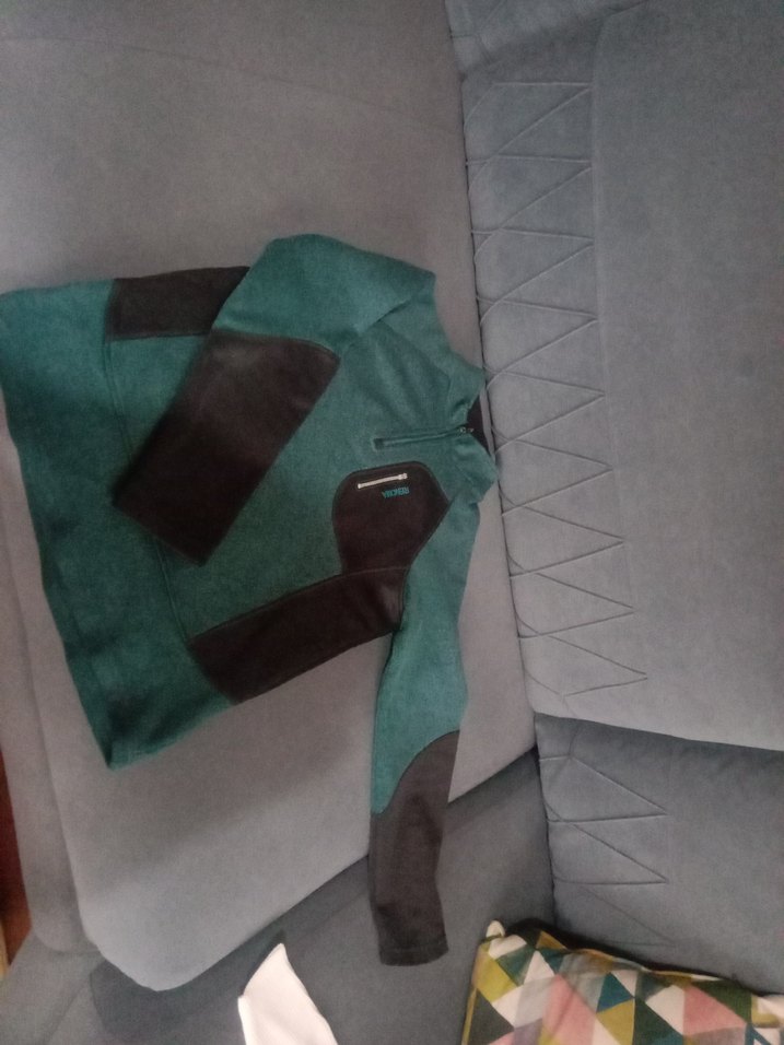 Gri Erkek Fermuarlı Polar Sweatshirt - Görsel 4