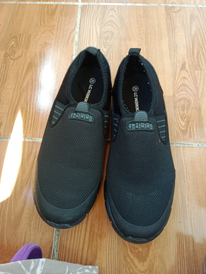 Erkek Siyah Gri Spor Su Ayakkabısı Velcro - Görsel 2