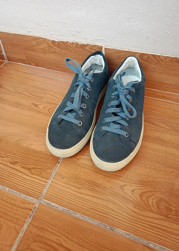 Gri Süet Bağcıklı deri erkek ayakkabı - Görsel 7