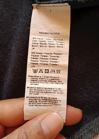 Düğmeli Gri Kadın Keten Ceket - Görsel 7