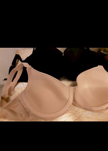 Bej ve Siyah Minimalist Sütyen - Görsel 2