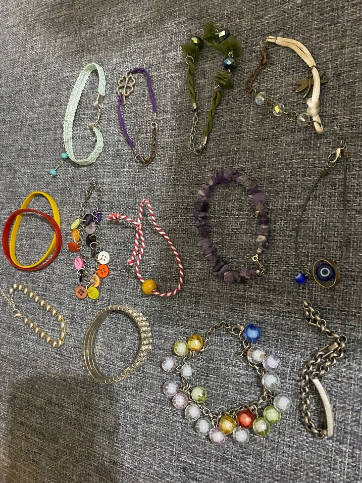 Çok Renkli Boncuklu Çocuk Bileklikleri - Görsel 2