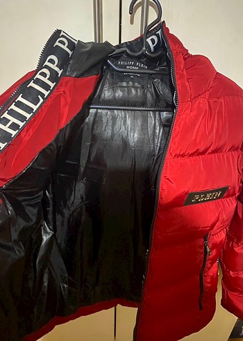 Kırmızı Fermuarlı Erkek Sokak Stili Mont - Görsel 2