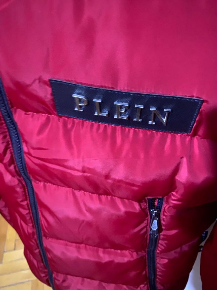 Kırmızı Fermuarlı Erkek Sokak Stili Mont - Görsel 5