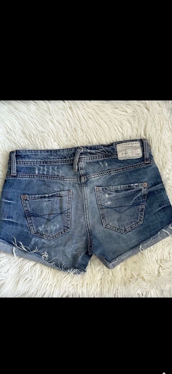 Kadın Mini Kot Şort - Görsel 2