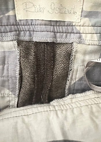 Düşük bel  Kahverengi Kadın Kısa Yün Pantolon - Görsel 3