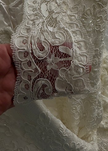 Askılı Balık Uzun Kuyruklu Gelinlik - Görsel 8