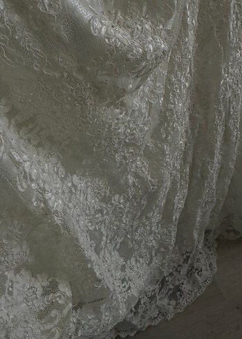 Askılı Balık Uzun Kuyruklu Gelinlik - Görsel 4