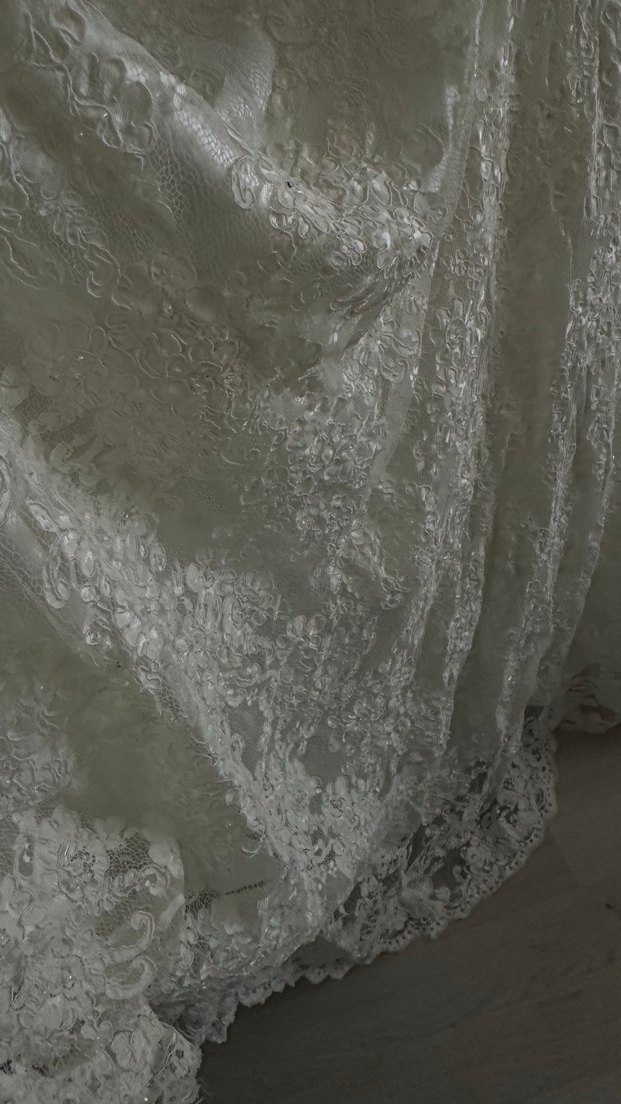 Askılı Balık Uzun Kuyruklu Gelinlik - Görsel 4