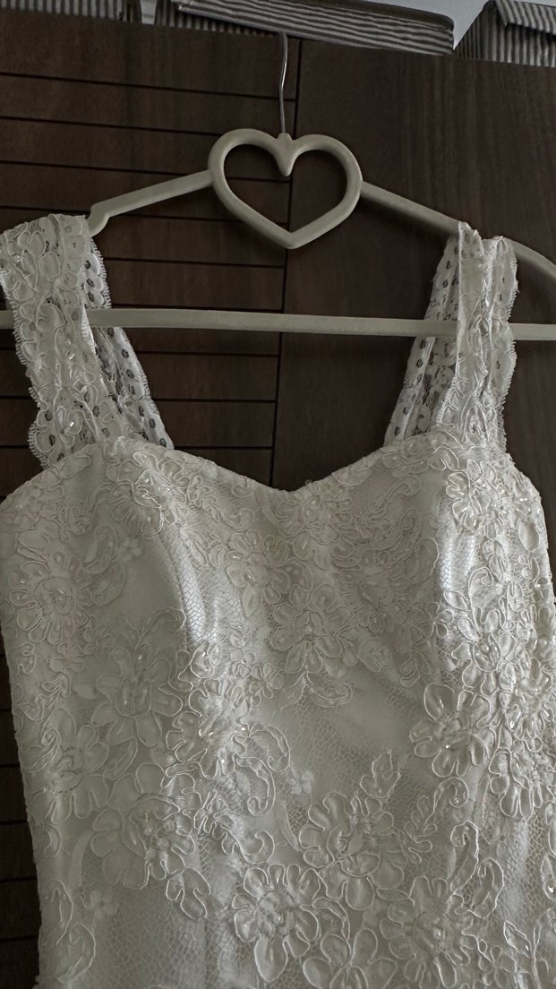 Askılı Balık Uzun Kuyruklu Gelinlik - Görsel 5