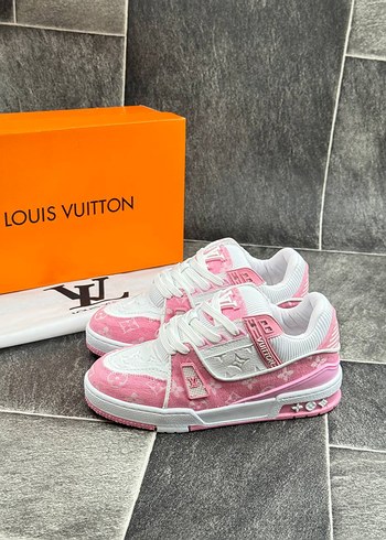 Louis Vitton Pembe Şık Kadın Sneaker Ayakkabı