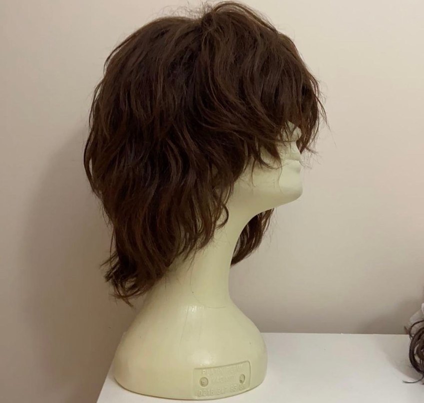 Koyu Kahverengi Kadın Peruk - Görsel 2