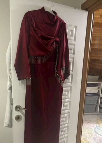 Bordo Abiye - Görsel 2