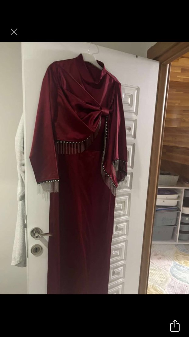 Bordo Abiye - Görsel 4