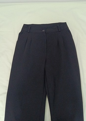 Kadın Siyah Kumaş Pantolon - Görsel 2