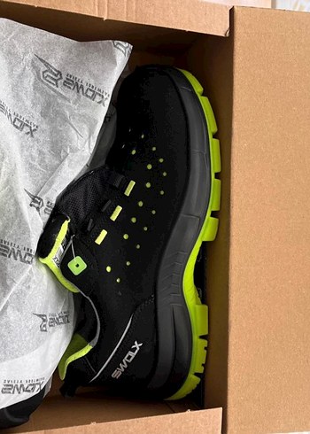 Diğer Erkek Yeşil Siyah Kayışlı Outdoor Swolks İş Ayakkabısı