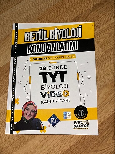 Betül Biyoloji Tyt Konu Anlatımı Kamp Kitabı