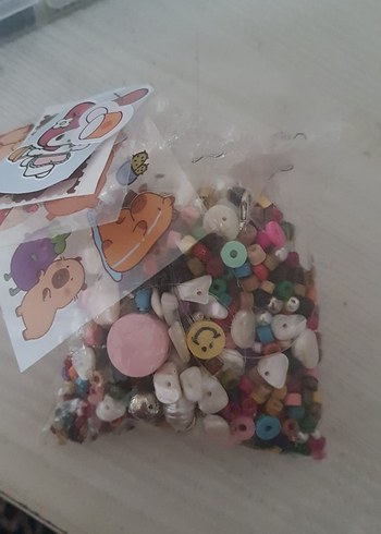 Takı yapma seti sticker hediyeli - Görsel 2