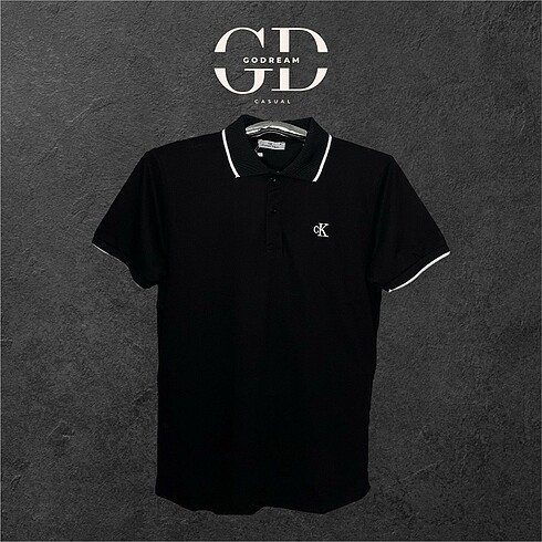 CalvinKlein Siyah Polo yaka tişört
