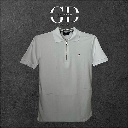 Tommy Hilfiger Beyaz Polo yaka tişört
