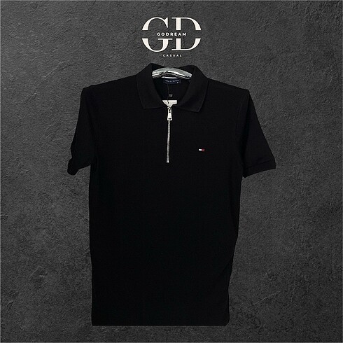 Tommy Hilfiger Siyah Polo yaka tişört