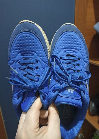 Mavi Erkek Spor Ayakkabı Velcro Detaylı - Görsel 7