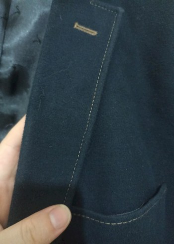 Erkek Lacivert Düğmeli Takım Ceket - Görsel 4