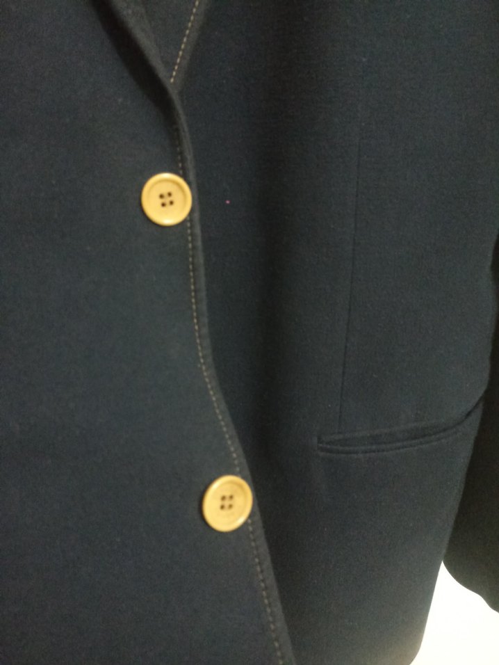 Erkek Lacivert Düğmeli Takım Ceket - Görsel 3