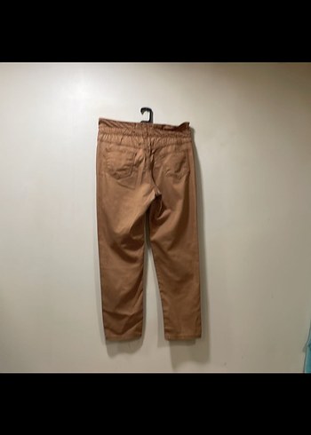 Hackett Bej Kadın Süet Kemerli Kumaş Pantolon