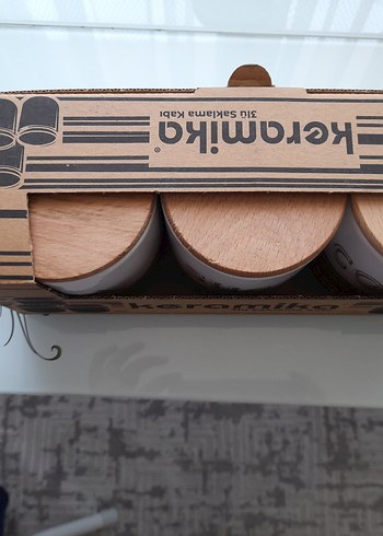 KERAMIKA 3 LÜ SAKLAMA KABI