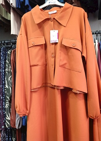 tesettür etekli takım - Görsel 2