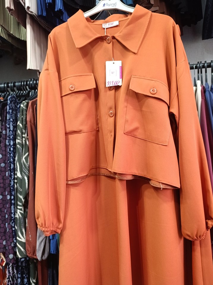 tesettür etekli takım - Görsel 2