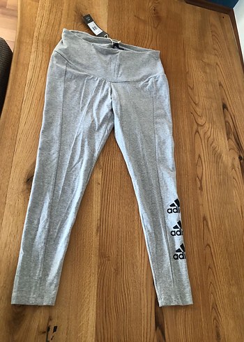 Gri Spor Taytı Adidas