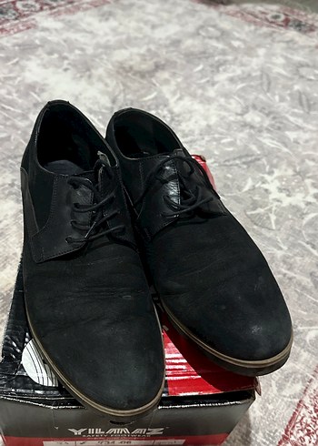 Siyah Süet Erkek Klasik Ayakkabı - Görsel 2