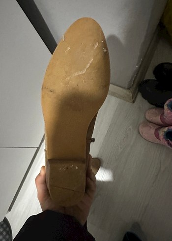 Kahverengi Süet Kadın Dolgu Topuklu Bot - Görsel 2