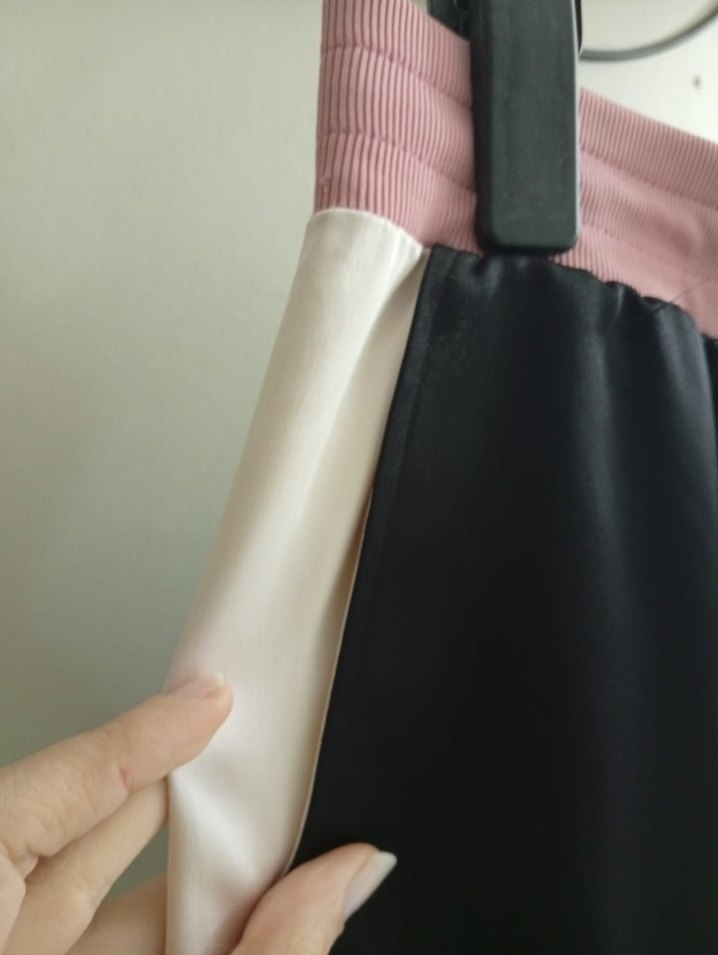 Kadın Pembe Kemerli Rahat Kesim Pantolon - Görsel 2