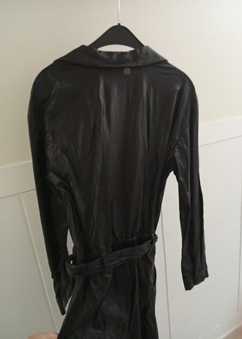 Siyah Deri Kemerli Kadın Tulum - Görsel 5