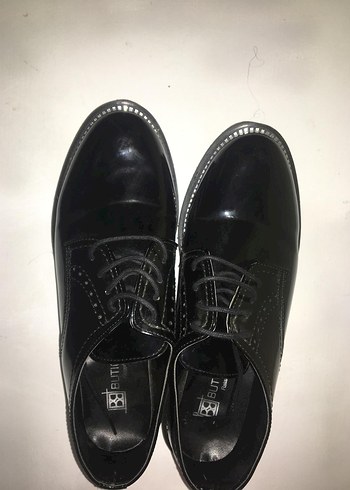 Butigo Siyah Düğmeli Klasik Erkek Ayakkabı - Görsel 5