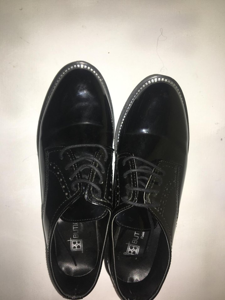 Butigo Siyah Düğmeli Klasik Erkek Ayakkabı - Görsel 5