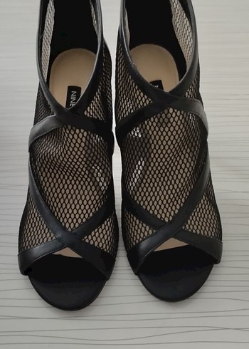 Nine West Nine West Siyah Fileli Stiletto