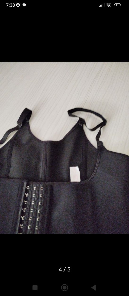 Siyah Mini Fit Göğüs Korsesi - Görsel 5