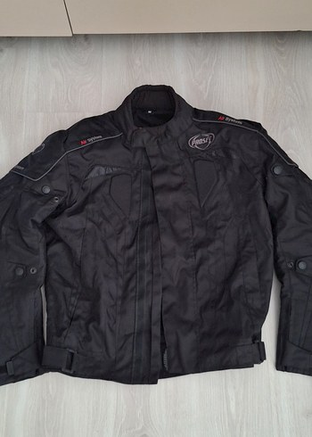 Siyah motorcu montu - Görsel 6