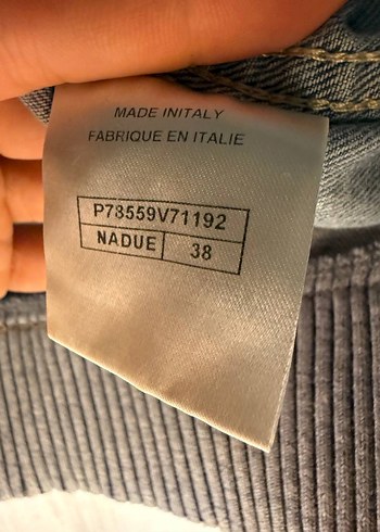 Chanel Mavi Düğmeli Chanel Denim Ceket