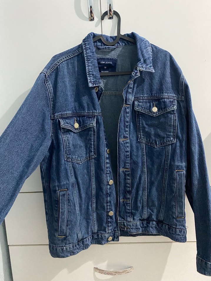 Lacivert erkek Denim Ceket, Normal Boy, Regular Fit - Görsel 2