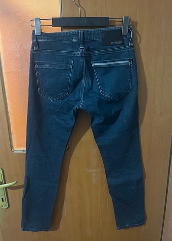 Erkek Lacivert Kot Pantolon Regular Fit - Görsel 2